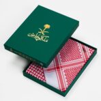 شماغ ملكي خاص احمر غامق